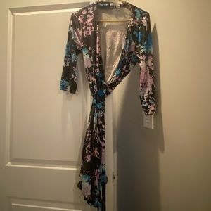 DVF mini wrap dress